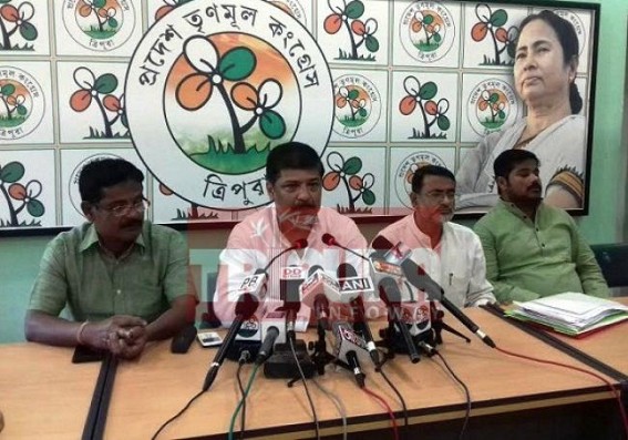 Tripura Trinamool, BJP continue protests, press meets against each-other 